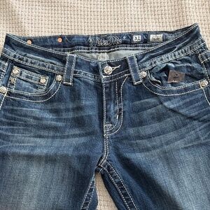 Miss Me Dark Blue Boot Cut Jeans